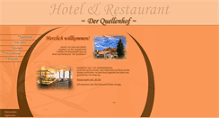 Desktop Screenshot of hotelquellenhof.de