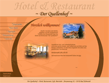 Tablet Screenshot of hotelquellenhof.de